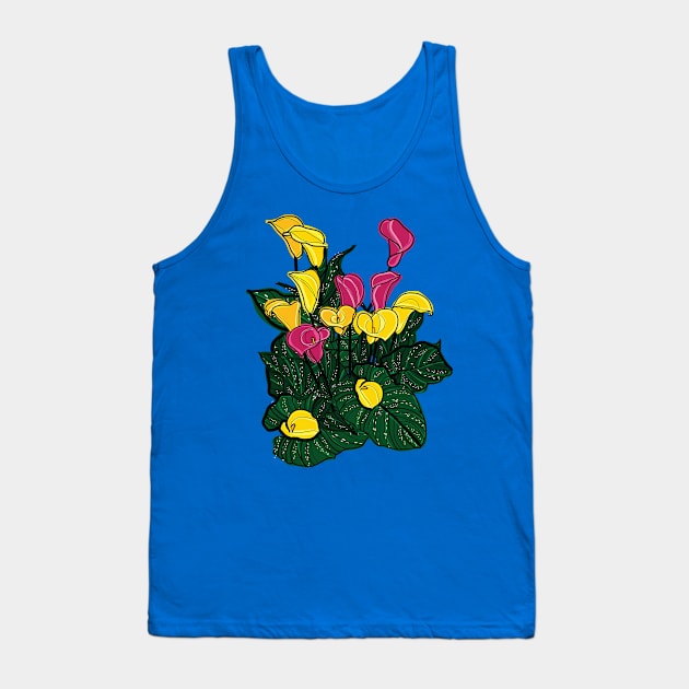 Calla Lilies Tank Top by CindyS